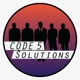 Code 5 Solutions 129 Kb - Managers Black And White, HD Png Download, Free Download