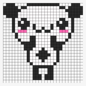 Happy Cute Panda Perler Bead Pattern / Bead Sprite - Level Up Mushroom Pixel, HD Png Download, Free Download