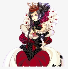 Alice In Wonderland Queen Of Hearts Anime, HD Png Download, Free Download