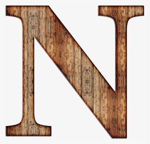 Wooden Capital Letter N Transparent Png - Letter N In Wood, Png Download, Free Download