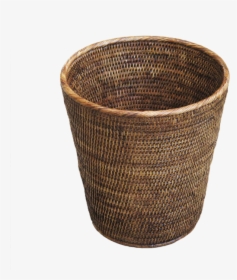 Dawei Rattan Waste Paper Basket - Wicker, HD Png Download, Free Download