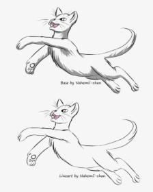 Cat At Getdrawings Com Free For Personal - Jumping Cat Base Transparent, HD Png Download, Free Download
