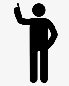 School Teacher - Man Holding Flag Icon, HD Png Download, Free Download