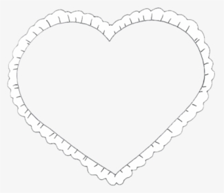 #frame #lace #heart #white - Heart, HD Png Download, Free Download