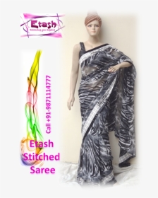 New Arrival Readymade Stitched Saree - Sari, HD Png Download, Free Download