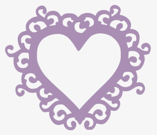 Paper This And That - Lace Heart Frame Free, HD Png Download, Free Download