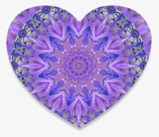 Abstract Plum Ice Crystal Palace Lattice Lace Heart - Heart, HD Png Download, Free Download