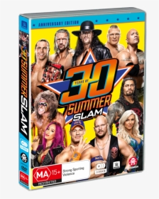 30 Years Of Summerslam - Wwe Dvd, HD Png Download, Free Download