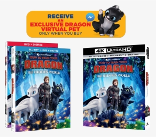 Train Your Dragon 3 Blu Ray, HD Png Download, Free Download