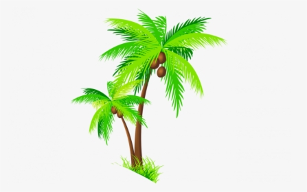 Clip Art Coconut Tree, HD Png Download, Free Download