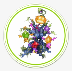 The Moodsters Scary Tree Ride Design Sketch The Moodsters - Gambar Piring Kartun Png, Transparent Png, Free Download