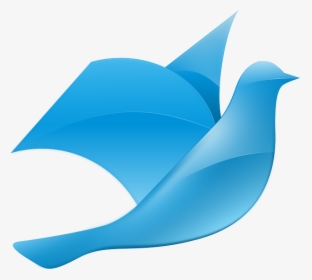 Odf Logo Dove Fav 555px - Silueta De Paloma Azul, HD Png Download, Free Download