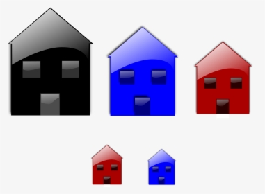 Gloss Home Icon - Bentuk Rumah Vektor Berwarna, HD Png Download, Free Download