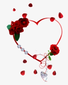 #frame #heart #rose #diamond #blingbling #love - Heart Diamond Frame Png, Transparent Png, Free Download