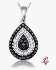 Black And White Diamond Pendants, HD Png Download, Free Download