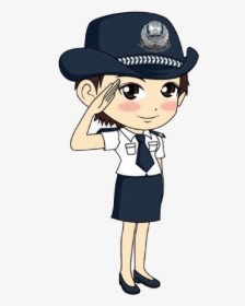 Police Salute Clipart 3 By Rhonda - Salute Clipart, HD Png Download, Free Download