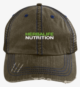 Herbalife Nutrition 6990 Distressed Unstructured Trucker - Trucker Hat, HD Png Download, Free Download