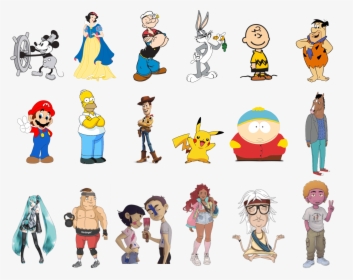 Animated Characters, HD Png Download, Free Download