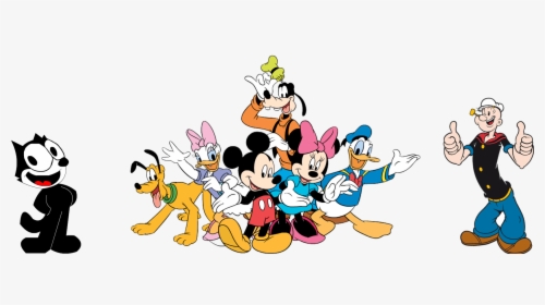 Mickey Mouse And Friends Transparent, HD Png Download, Free Download