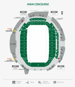 Jack Trice Gate Map, HD Png Download, Free Download