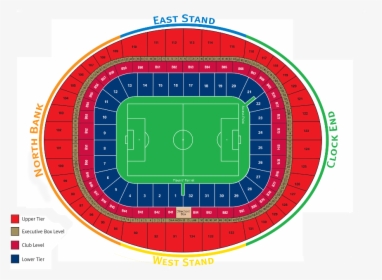 Emirates Stadium Map - Arsenal Stadium Map, HD Png Download, Free Download