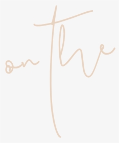 On The Script - Calligraphy, HD Png Download, Free Download