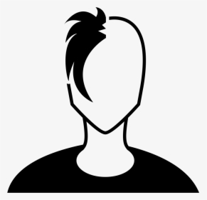 One Sided Hair Of A Male Teenager - Teen Png Icon, Transparent Png, Free Download
