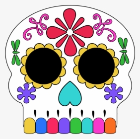 Sugar Skull Mask - Coco Mask For Printing, HD Png Download, Free Download