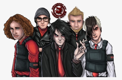My Chemical Romance Png - My Chemical Romance Cartoon, Transparent Png, Free Download