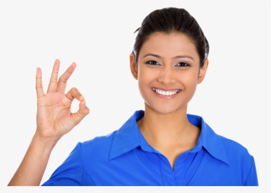 Mujer Sonriendo Png , Png Download - Girls With Victory Sign, Transparent Png, Free Download
