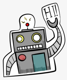 Robot Png - Robot Hi, Transparent Png, Free Download