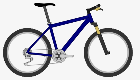 Bicycle, Bike, Sport, Cycle, Activity, Wheel, Motion - Mountain Bike Cartoon, HD Png Download, Free Download