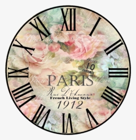 Free Vintage Clock - Roman Numeral Clock Png, Transparent Png, Free Download