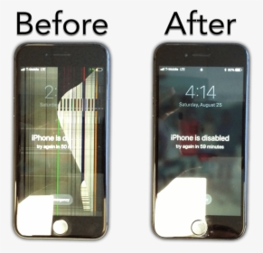 Hotshot Iphone Repair Columbia Mo - Broken Iphone Screen Before And After, HD Png Download, Free Download