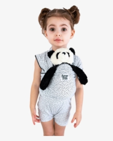 Children"s Doll Carrier Black & White Dots - Girl, HD Png Download, Free Download