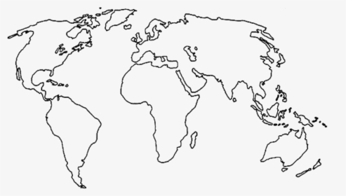 Blank World Map Atlas, HD Png Download, Free Download
