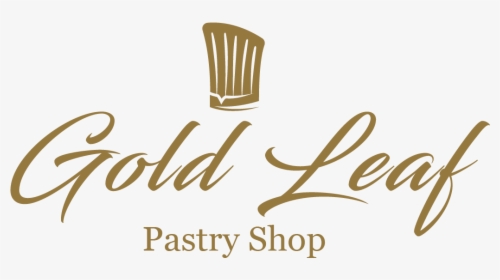 Gold Leaf Pastry Shop Cafe Logo - Calligraphy, HD Png Download, Free Download
