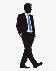 Transparent Man In Suit Silhouette Png - Illustration, Png Download, Free Download