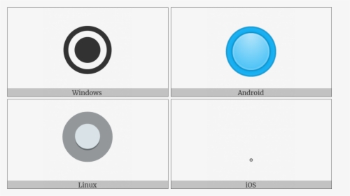 Radio Button On Various Operating Systems - Circle, HD Png Download, Free Download