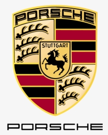 Porsche Logo Emblem Shield Vector - Porsche Logo 2018, HD Png Download, Free Download