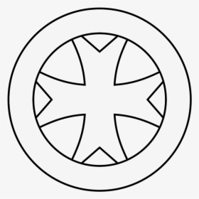 Coa Illustration Cross Maltese In A Ring - Illustration, HD Png Download, Free Download