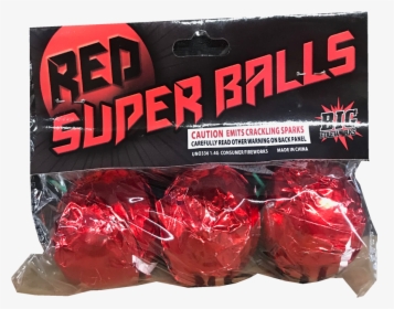 Red Super Balls - Plastic Bag, HD Png Download, Free Download