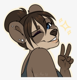 [ga] Panda Girl Icon - Cartoon, HD Png Download, Free Download