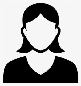 Girl - Girl Black And White Icon, HD Png Download, Free Download