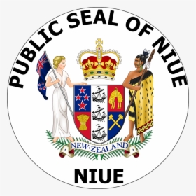 Seal, New, Flag, Lady, Plants, Ribbon, Stars, Ship - Nz Coat Of Arms Meaning, HD Png Download, Free Download