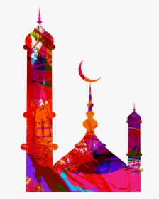 Colorful Eid Mubarak Png, Transparent Png, Free Download