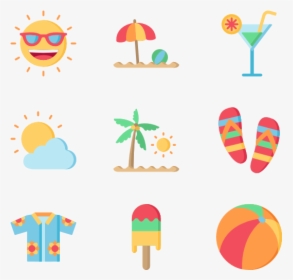 Beach Clipart Icon Graphics - Beach Clip Art Icons, HD Png Download, Free Download
