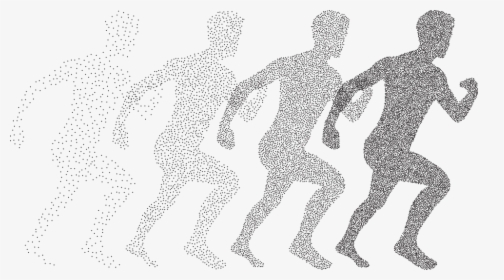 Boy, Human, Male, Man, Running, Particles, Dots - Speed Clip Art, HD Png Download, Free Download