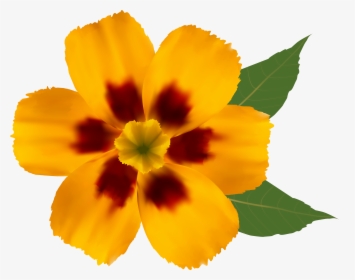 Download Flower Free Png Transparent Image And Clipart - Transparent Yellow Flower Png, Png Download, Free Download