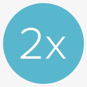 2x Growth - Circle, HD Png Download, Free Download